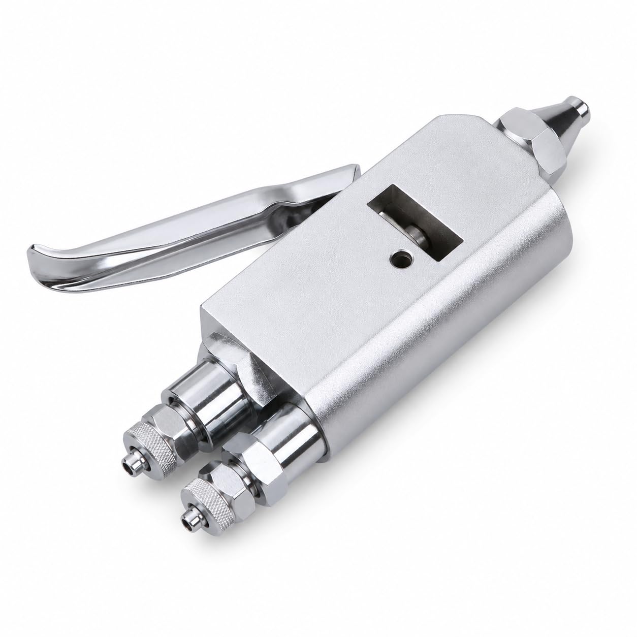 Pneumatische Fleckenentferner, Sprühwerkzeug, 0,6 mm | Trockenreinigung, Stoffvorbehandlung, 30–150 mm Sprühbereich, 0–120 ml/min Durchfluss, Φ6 mm Lufteinlass