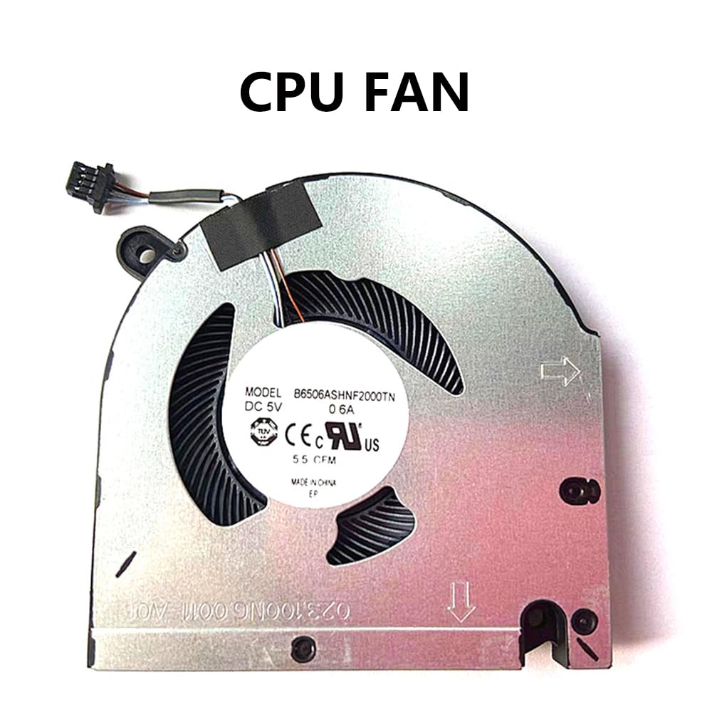 Ventilateurs De Refroidissement GPU + CPU Pour Dell Inspiron 15 7510 Et 16 7610 - 2 Ventilos - Pièce De Rechange Compatible