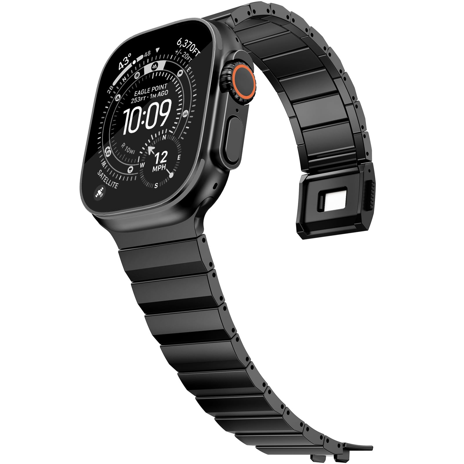 NewWays Grade 5 Titanium Band Compatible with Apple Watch Band for Men Ultra 4 3 2 1 49mm…