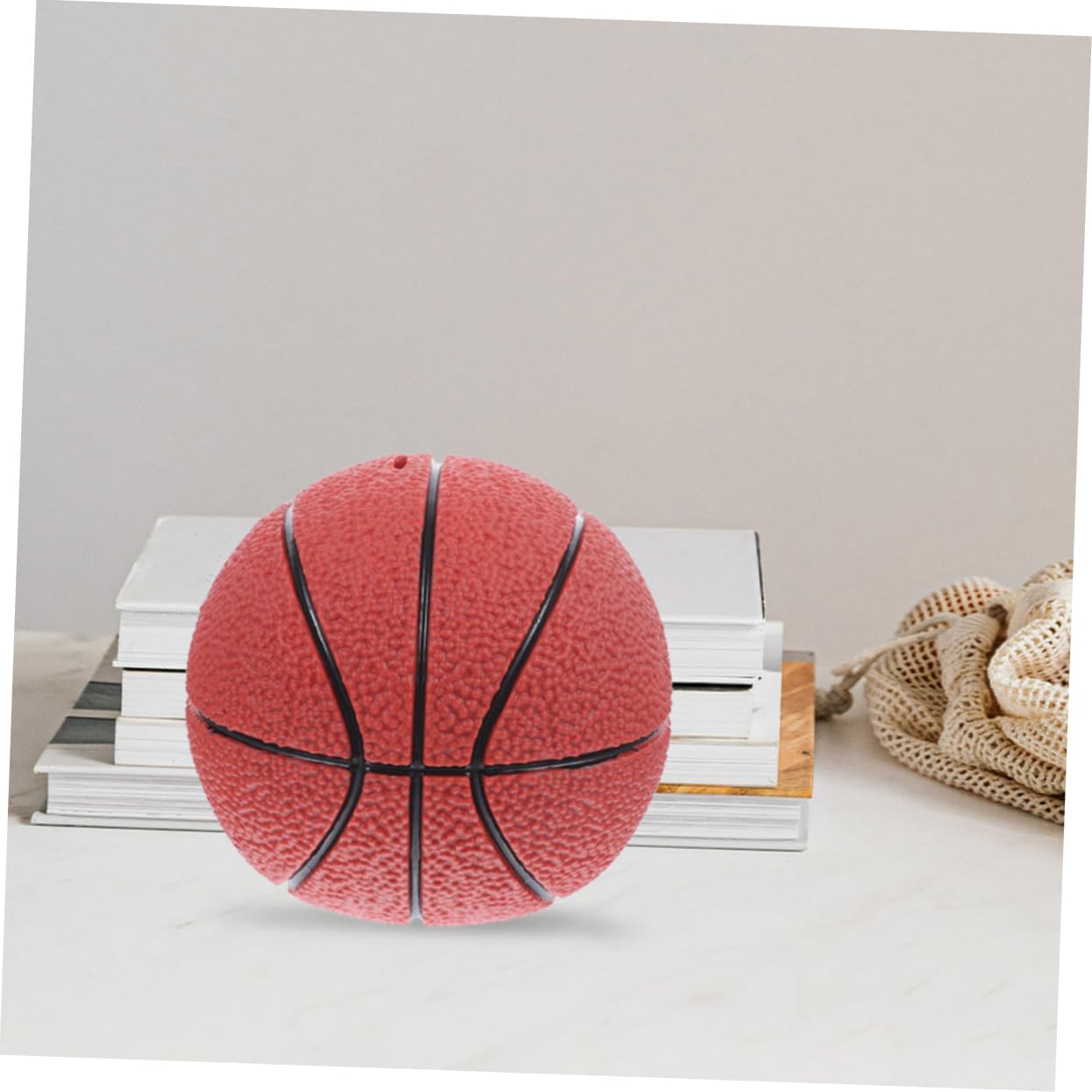 2pcs Basketball Piggy Bank for Boys and Girls Vinyl Sports Container for Birthday and Room Decor Fun Change Jar for Boys and Girls Saving Money