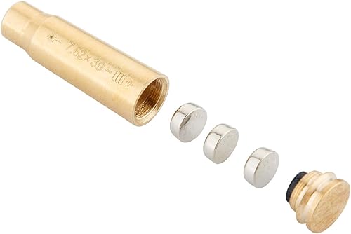 Miniatura 2 de 7.62 × 39 mira de orificio láser, mira de orificio de punto rojo con 6 baterías (2 baterías de juego)