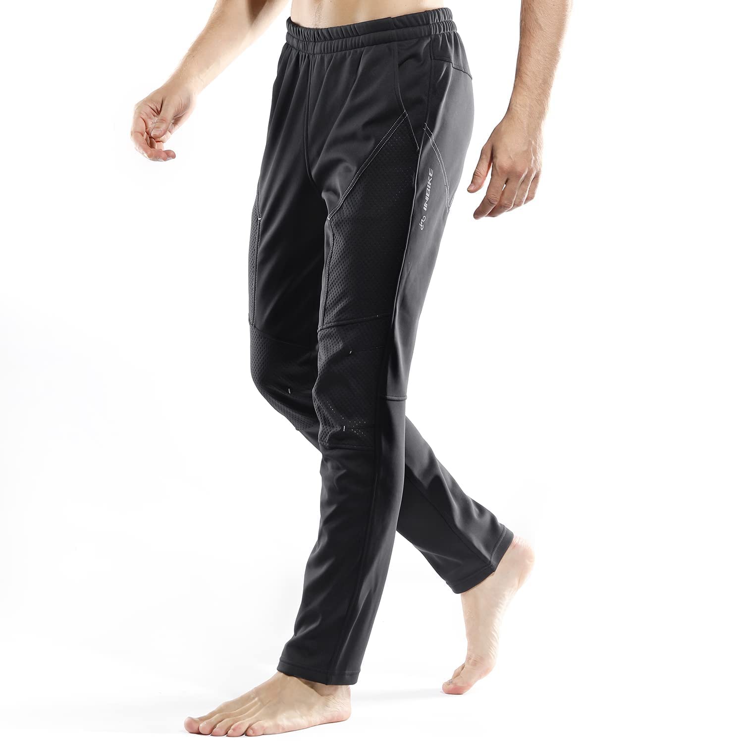 Inbike Broek Sportbroek Chandal Mannen Fiets Winter Waterdichte Polar Sport en Outdoor Voering(QG202-M