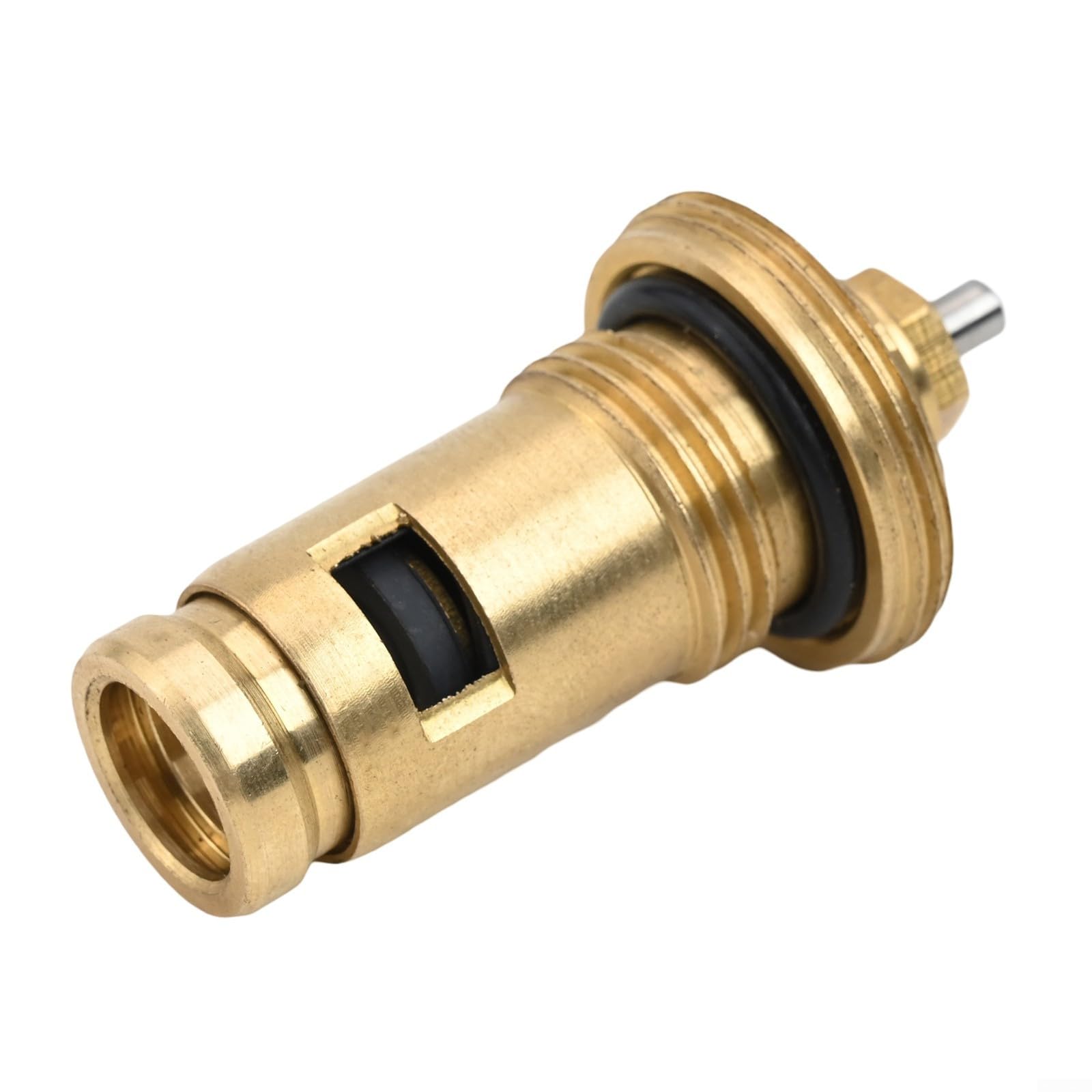 Heizkörperventil-Thermostateinsatz aus Messing, M30 x 1,5, Thermostat-Kartusche für Heizsysteme mit hydraulischer Kompatibilität und G1/2-Gewinde (10 Stück)