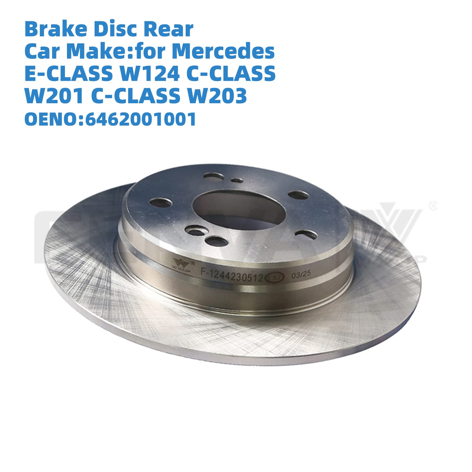 Amazon.com: WXQP Car Brake Disc Rear 278MM for Mercedes E-CLASS  