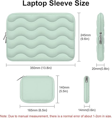 Miniatura 6 de ARVOK Funda para laptop de 13 13.3 y 14 pulgadas para MacBook Air de 13 pulgadasPro de 15 pulgadas, funda para computadora portátil para
