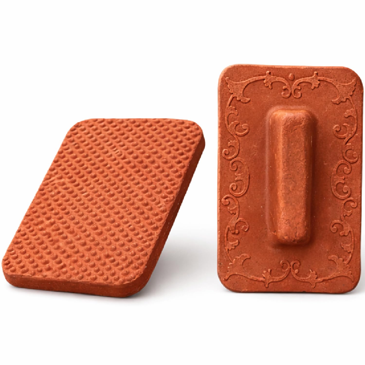 Separate Way 100% Natural Pumice Stone Foot Scrubber Handmade Organic Clay eco Friendly Dead Skin Remover Women Men Unisex Foot/toe Heel Filer Scraper (Pack of 2)-picture-26