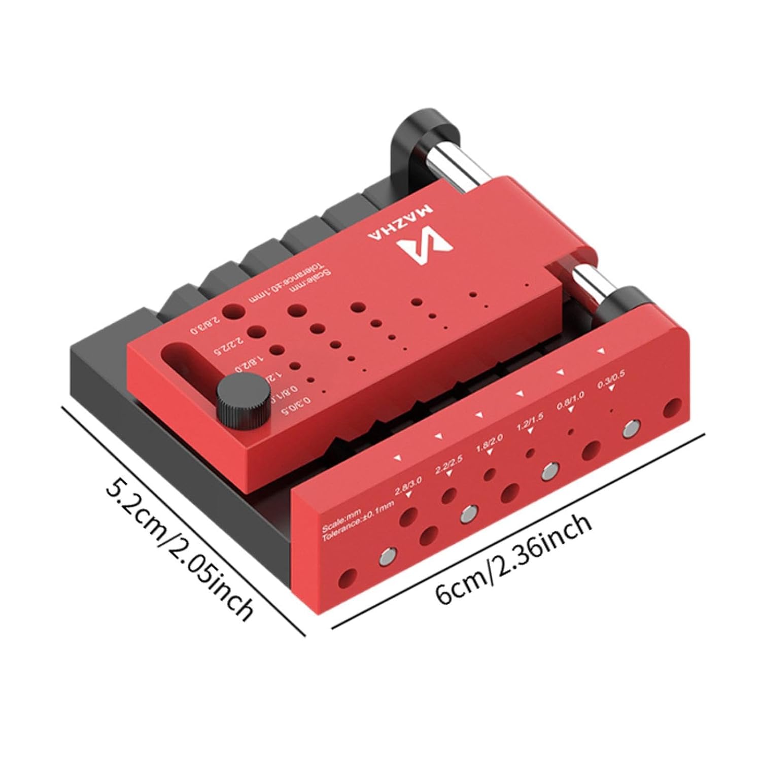 WeiLaiKeQi ダボジグキット 穴位置決めツール セルフセンタリングロケーター