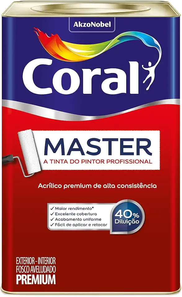 MASTER BRANCO GELO 18L - CORAL