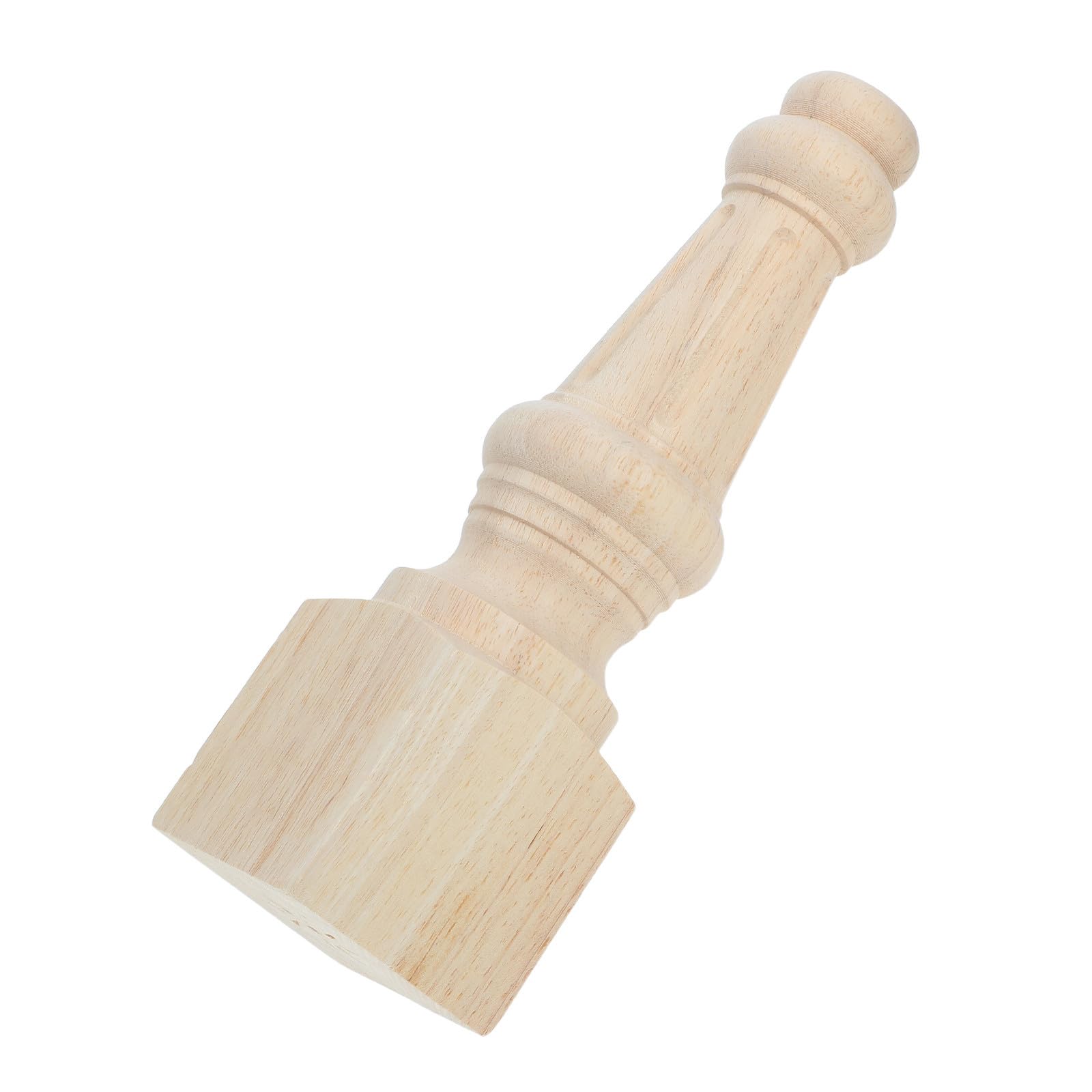 Patas de mesa estilo europeo de madera maciza talladas a mano de 24x6.5 cm
