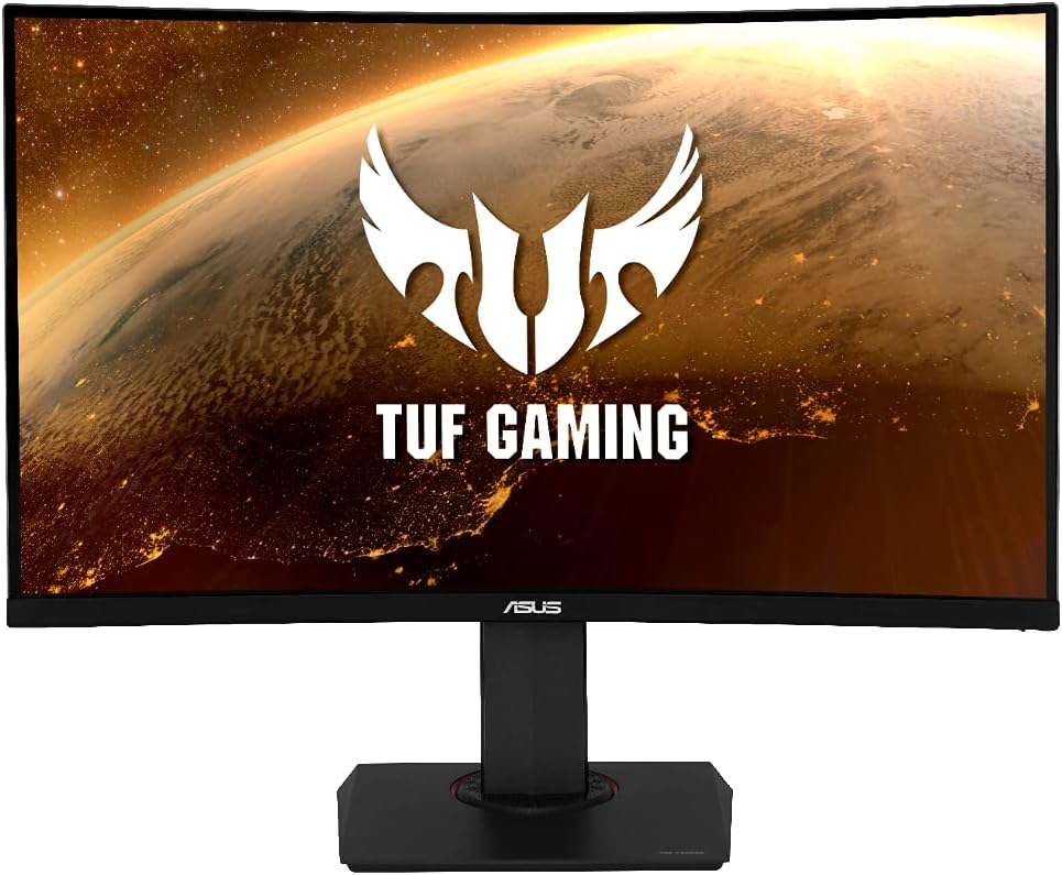 Monitor Gamer Curvo ASUS 31,5 144Hz QHD VG32VQ TUF Gaming — Melhor imersão visual curvada gamer