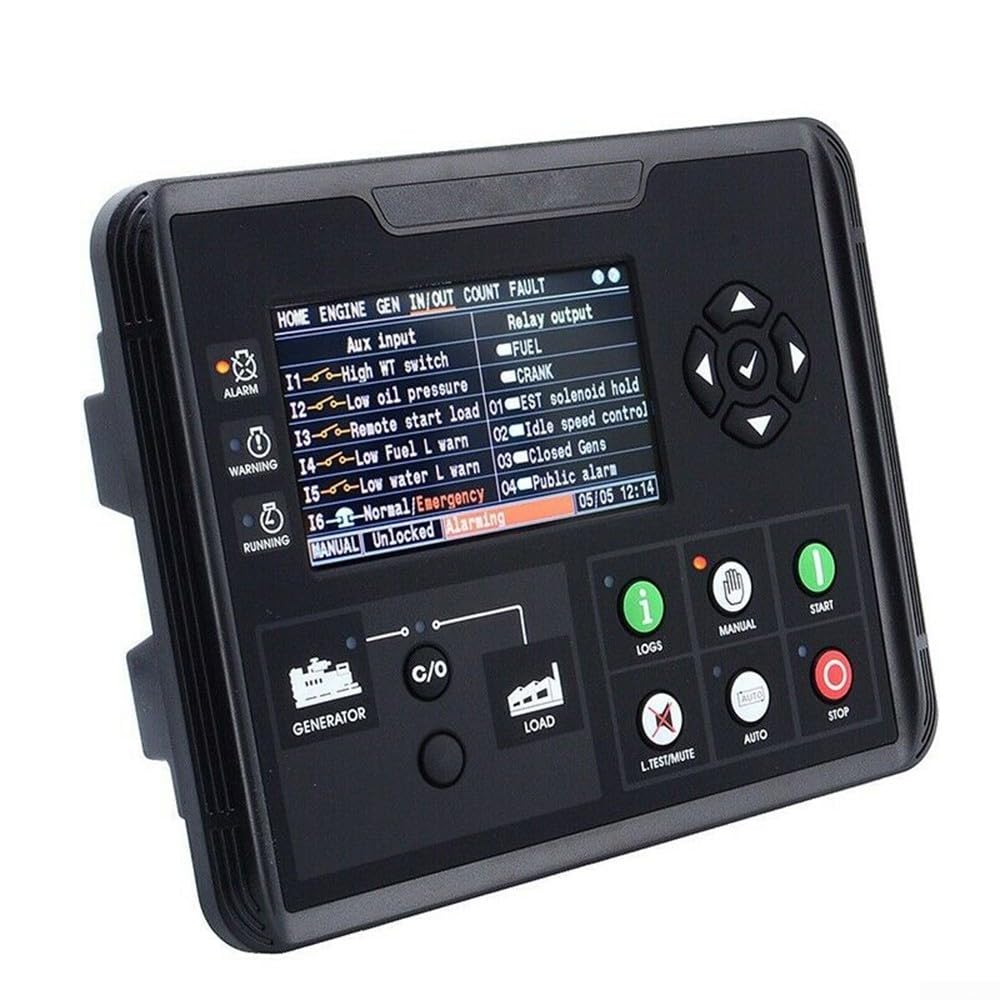 Regolatore del gruppo elettrogeno DC60D, uscite programmabili del relè, regolatore del generatore per diesel/benzina/gas Genset