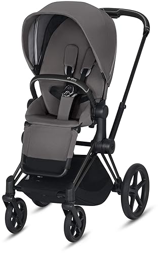 Cybex Cochecito completo Priam 3 2019 en gris Manhattan con marco negro mate