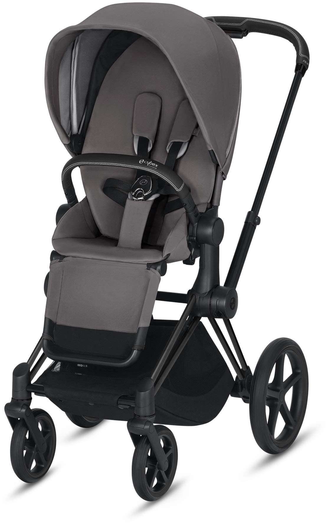 Cybex 2019 Priam Complete Stroller In Manhattan Grey Matte