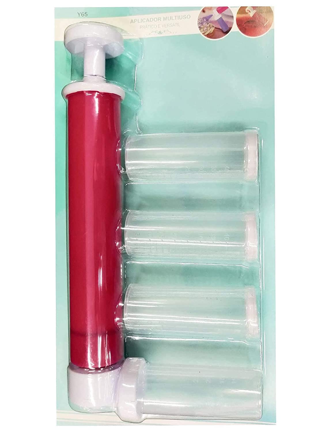BAKING SET Shimmer Pump Manual Airbrush Pump for Decorating Cake, Cupcake, Dessert and Chocolates (Pack of 1)
