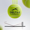 Hundred Cotton Delta 6 Superlight Cricket Tennis Balls | Bounce Consistency | Comfort Grip | Pressurized Core | 60 Grams | Yellow | Pack of 6 gallery image