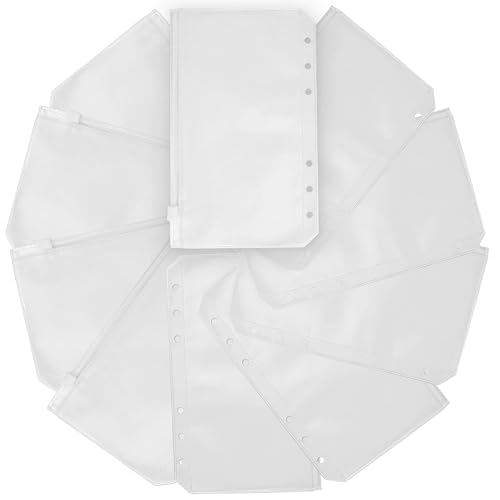 Soul Mama Zipper Binder Pockets - Budget-Friendly Envelopes, 30-Pcs with