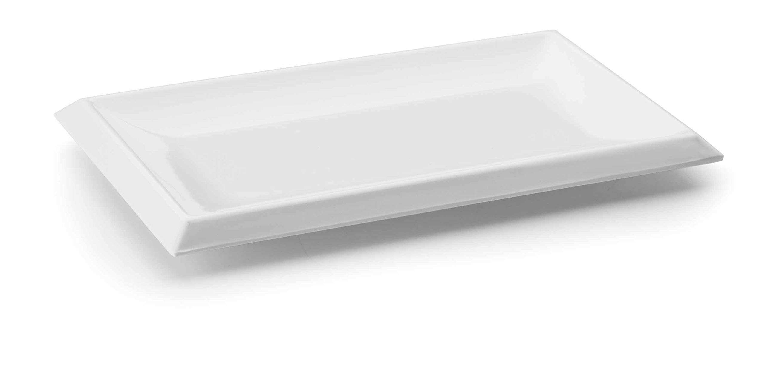 Lacor Blanc Melamine Clasica Tray 26X16x2 Cm