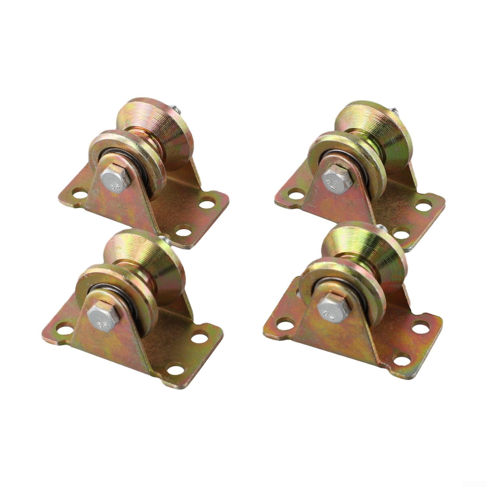 Sistema con scanalatura a V a 4 pulegge con cuscinetti a sfera per funi fino a 8 mm, diametro 31 mm, carico massimo 200 kg, ideale per sollevamento, verricelli e applicazioni SLI