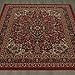 Machine Washable Medallion Oriental Design Non-Slip Rubberback 8x10 Traditional Area Rug for Living Room, Bedroom, Kitchen, Dining Room, 7'10