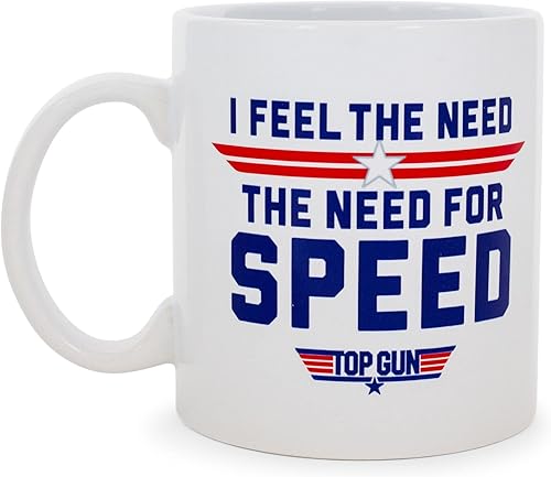 Miniatura 2 de Top Gun "The Need For Speed" - Taza de café grande para té, expreso, cacao, capacidad para 20 onzas
