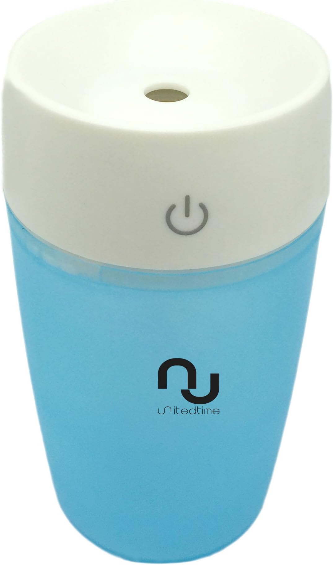 mini Portable desk Cool Mist Humidifier Diffuser, with Whisper-quiet Operation, Automatic Shut-off, and Night Light Powered by USB for Home, Office, Car,hotel,Travel (Blue)