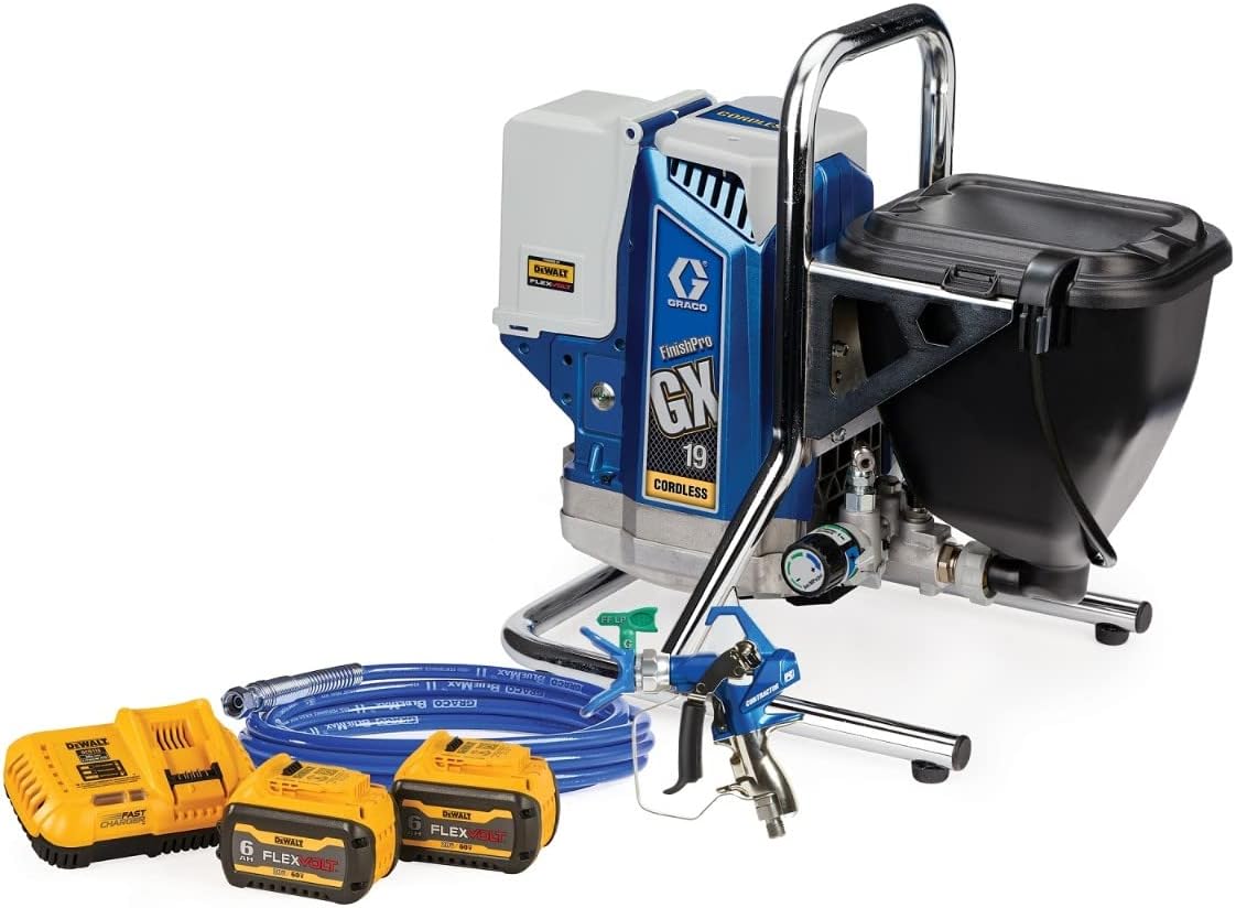 Graco 390 Pc Airless Paint Sprayer Cordless Kit With Stand