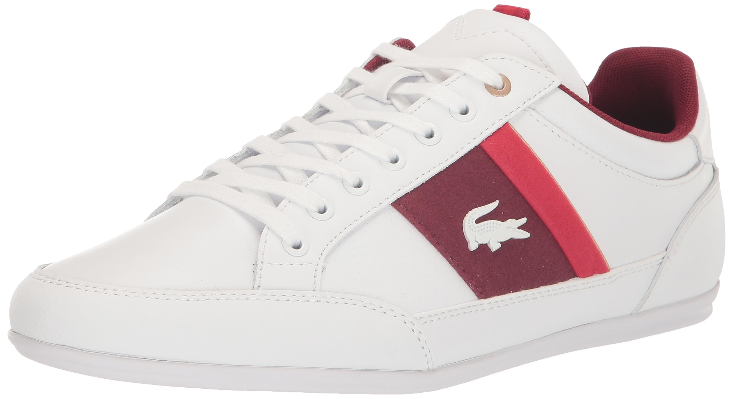 Lacoste Men's Chaymon 223 1 CMA Sneaker 9 Wht/Burg for sale | North Las ...
