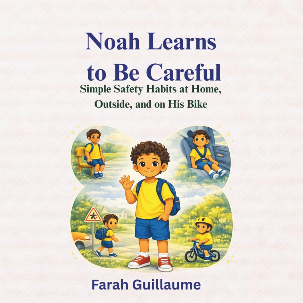 Noah Learns to Be Careful: Simple Safety Habits at Home, Outside, and on His Bike