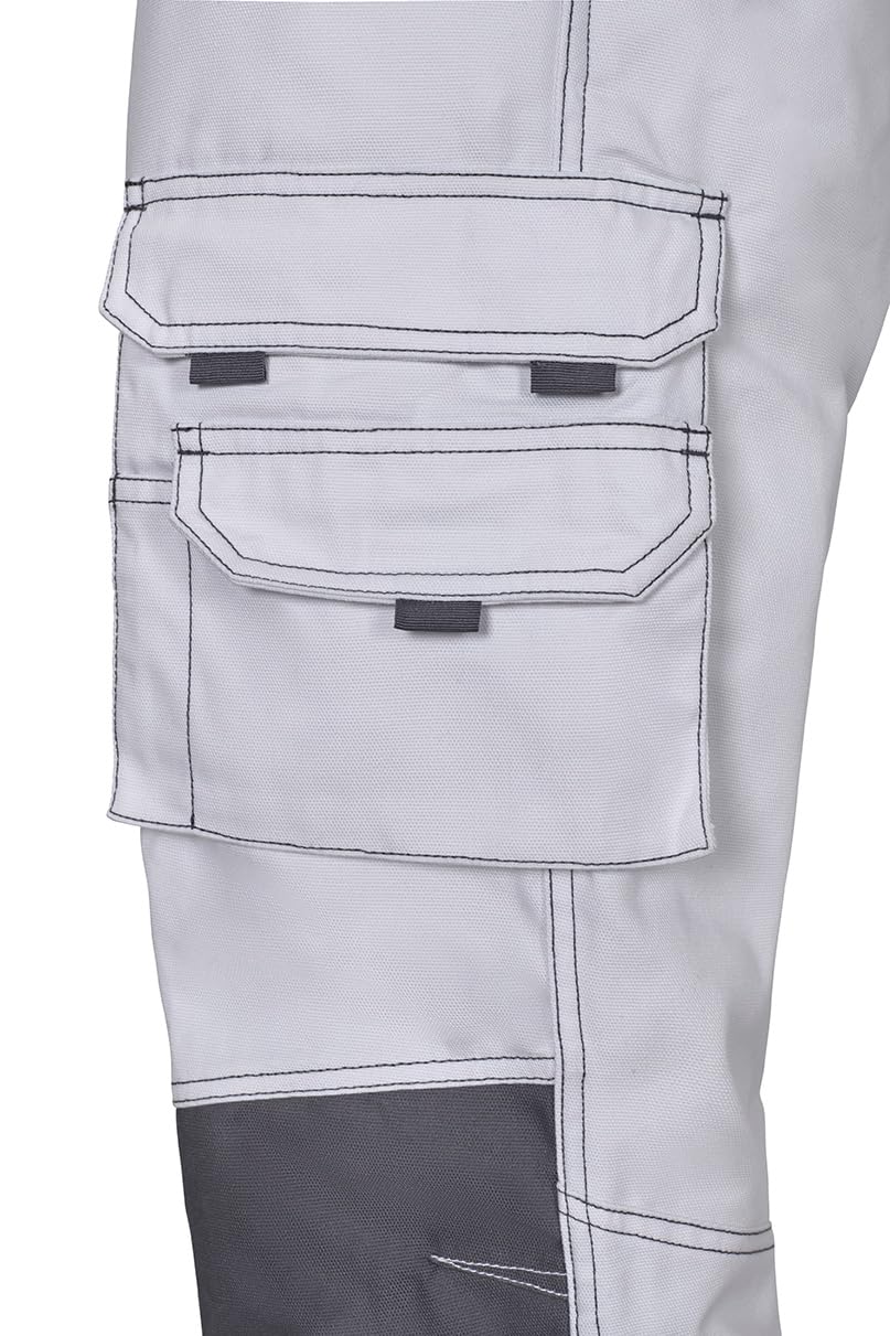 Velilla 103011B; Pantalón Canvas Bicolor Multibolsillos