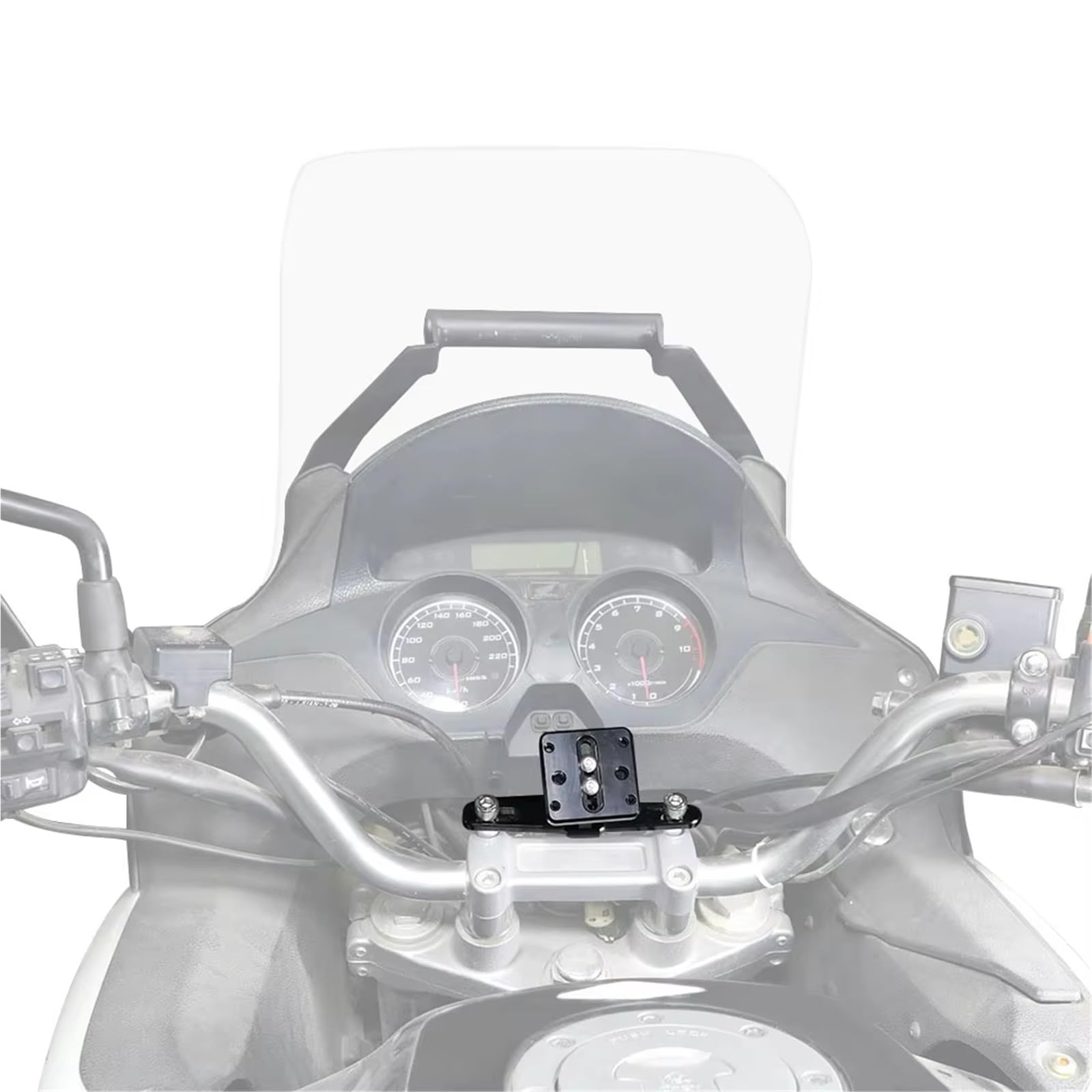 NATWEE Compatibile con Suzuki per Bandit per GSF750 1996 1997 1998 1999 Accessori per Moto Supporto per Telefono Supporto per Piastra di Navigazione GPS Supporto GPS per Moto