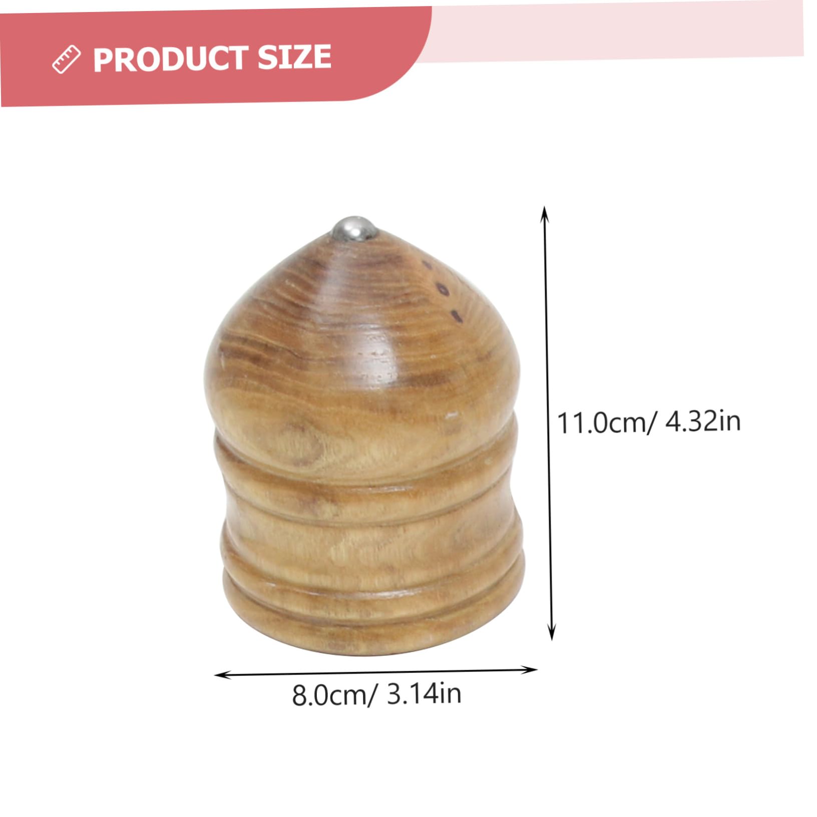 FELTECHELECTR Unisex Gyro Toys Set Boys and Girls Solid Wood Gyro for Outdoor Fun Sturdy Handle Great Present