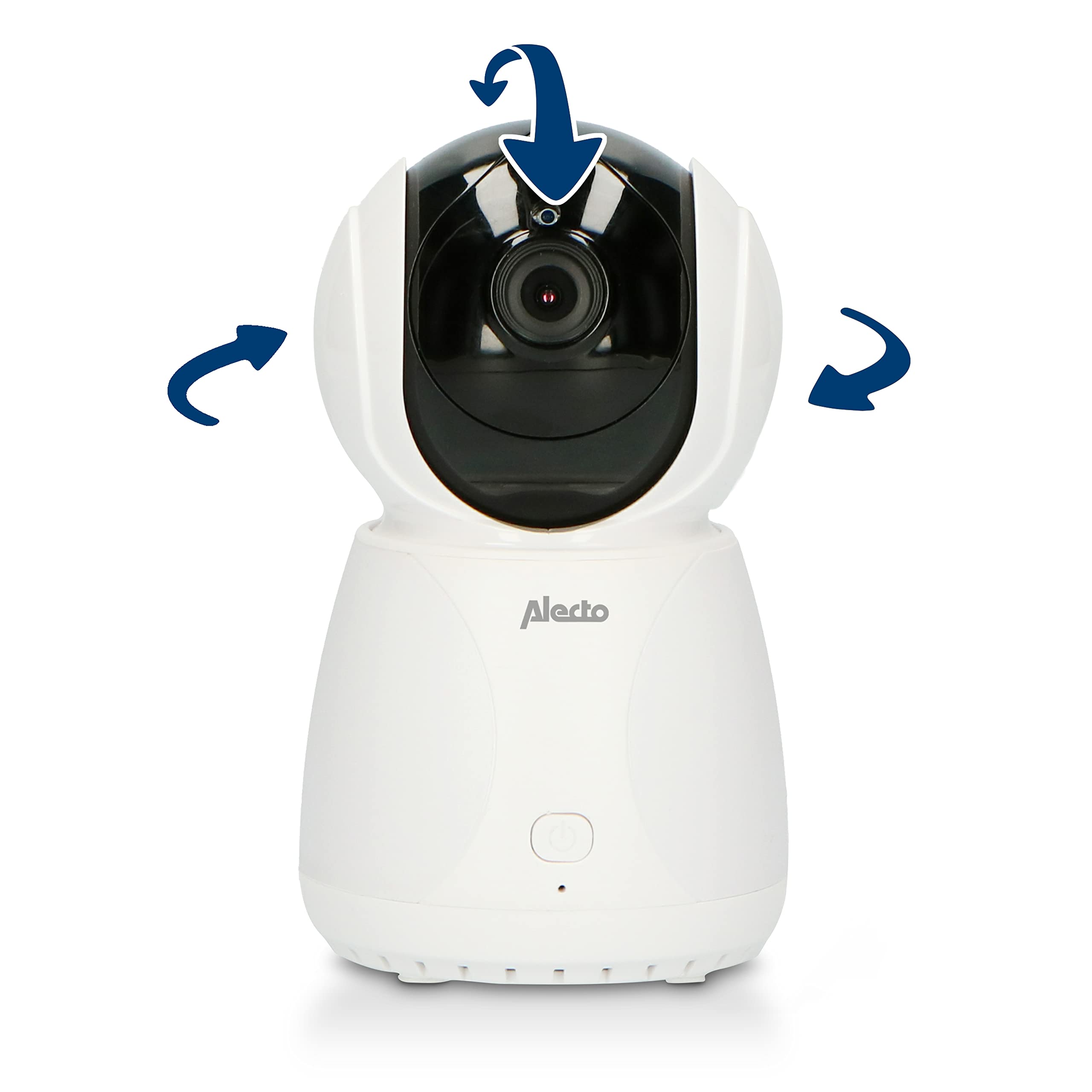 Alecto DVM-275 - Vigilabebés con cámara y Pantalla en Color de 5", Blanco