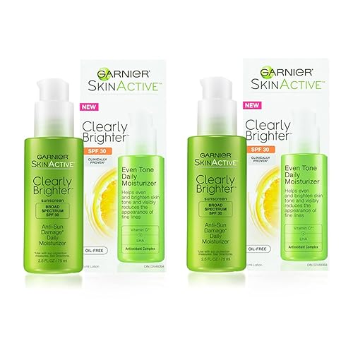 Garnier SkinActive - Hidratante facial SPF 30 con vitamina C 25 onzas líquidas paquete de 2 el embalaje puede variar