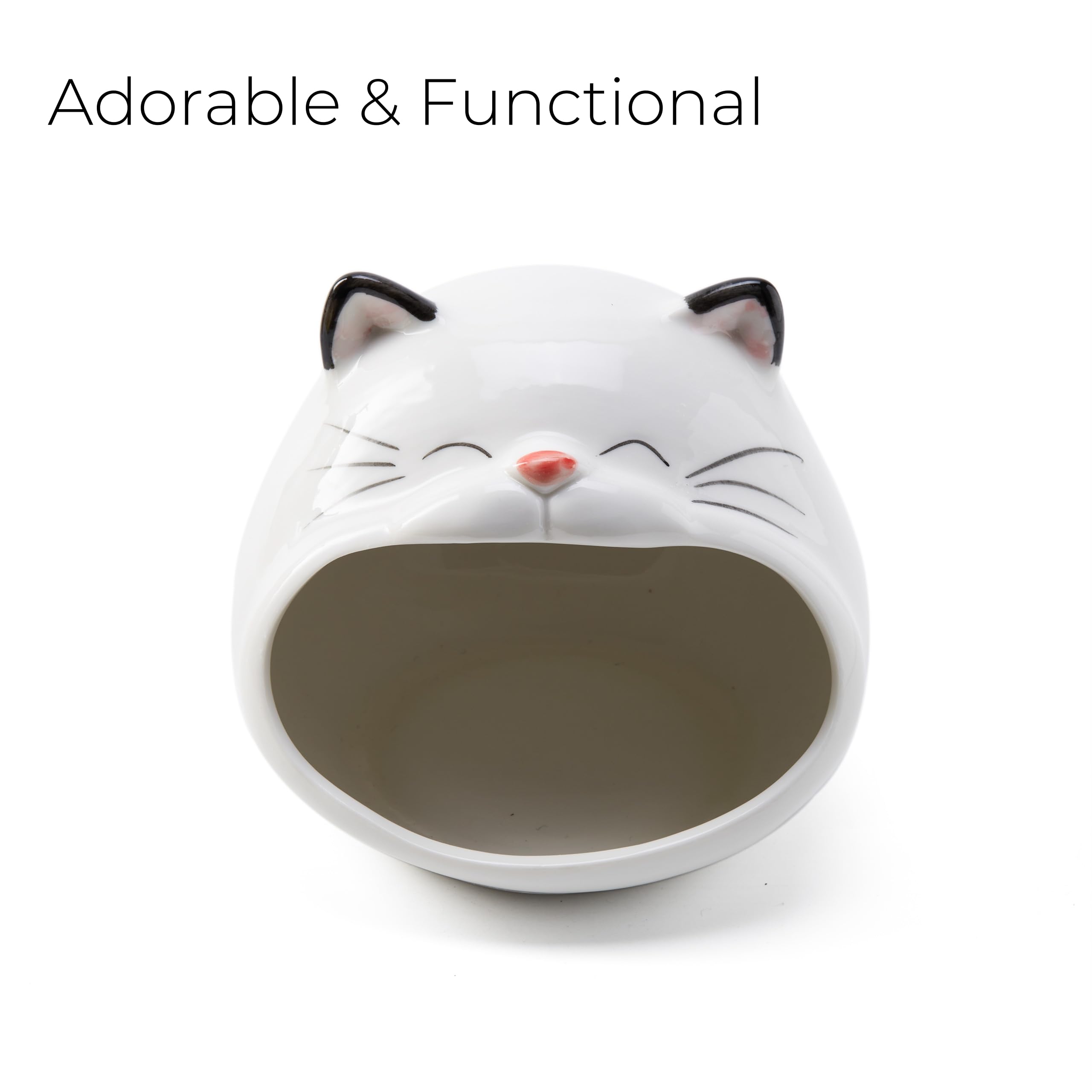 Cute Ceramic Cat Sponge Holder - Kitchen Decor -6