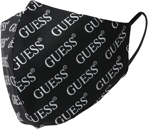 Amazon Co Jp ゲス マスク メンズ 父の日 ギフト 洗えるマスク ファッションマスク 黒マスク 綿マスク カラー おしゃれ レディース 男女兼用 ブラック Free ドラッグストア