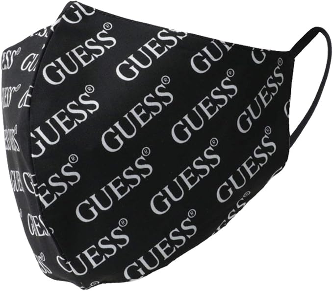 Amazon Co Jp ゲス マスク メンズ 父の日 ギフト 洗えるマスク ファッションマスク 黒マスク 綿マスク カラー おしゃれ レディース 男女兼用 ブラック Free ドラッグストア
