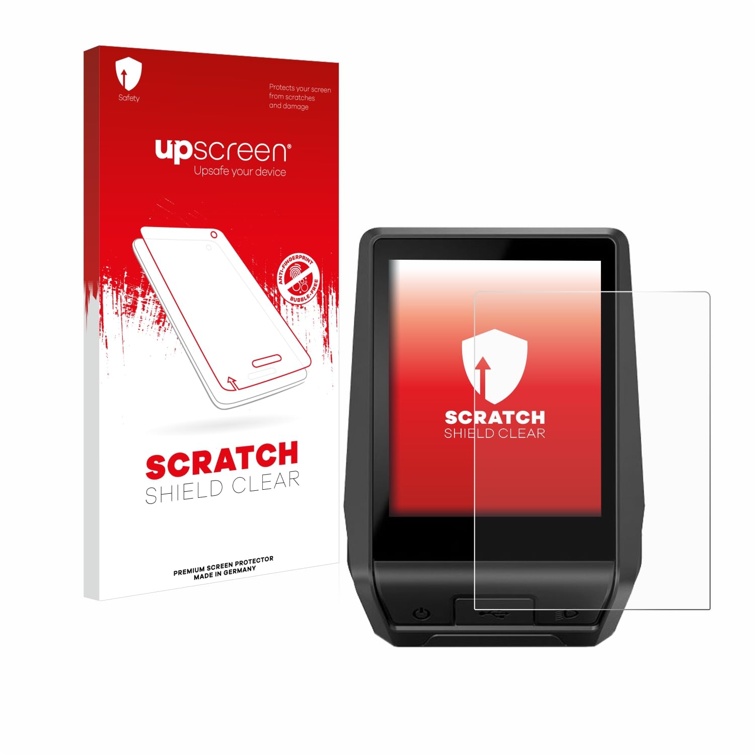 Upscreen Pellicola Protettiva Hybrid Glass Per Bosch Nyon 2014 - Durezza 9H, Antigraffio, Made In Germany
