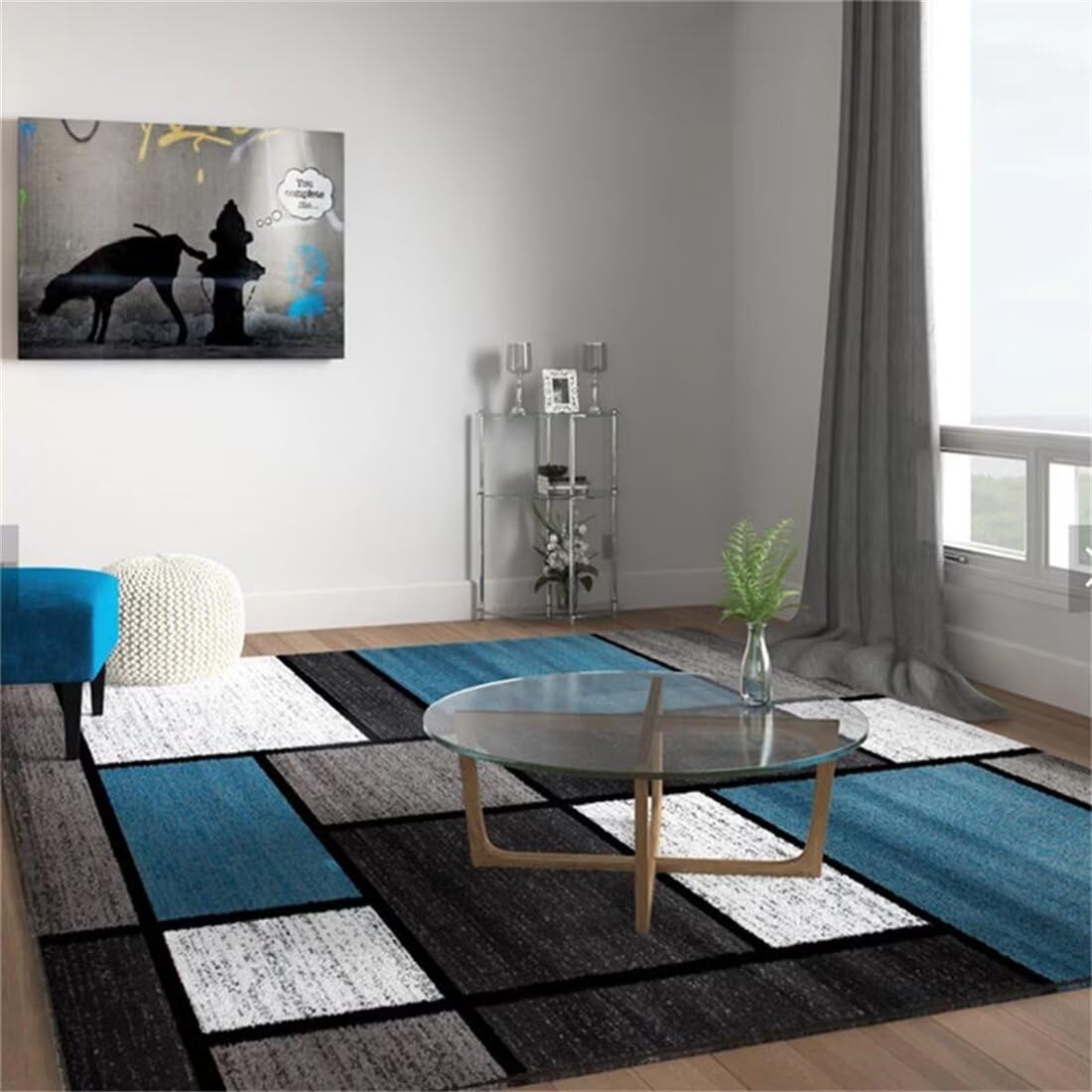 Tapis de chambre à coucher 80x150cm anti-tache lavable pour meuble et lit bébé