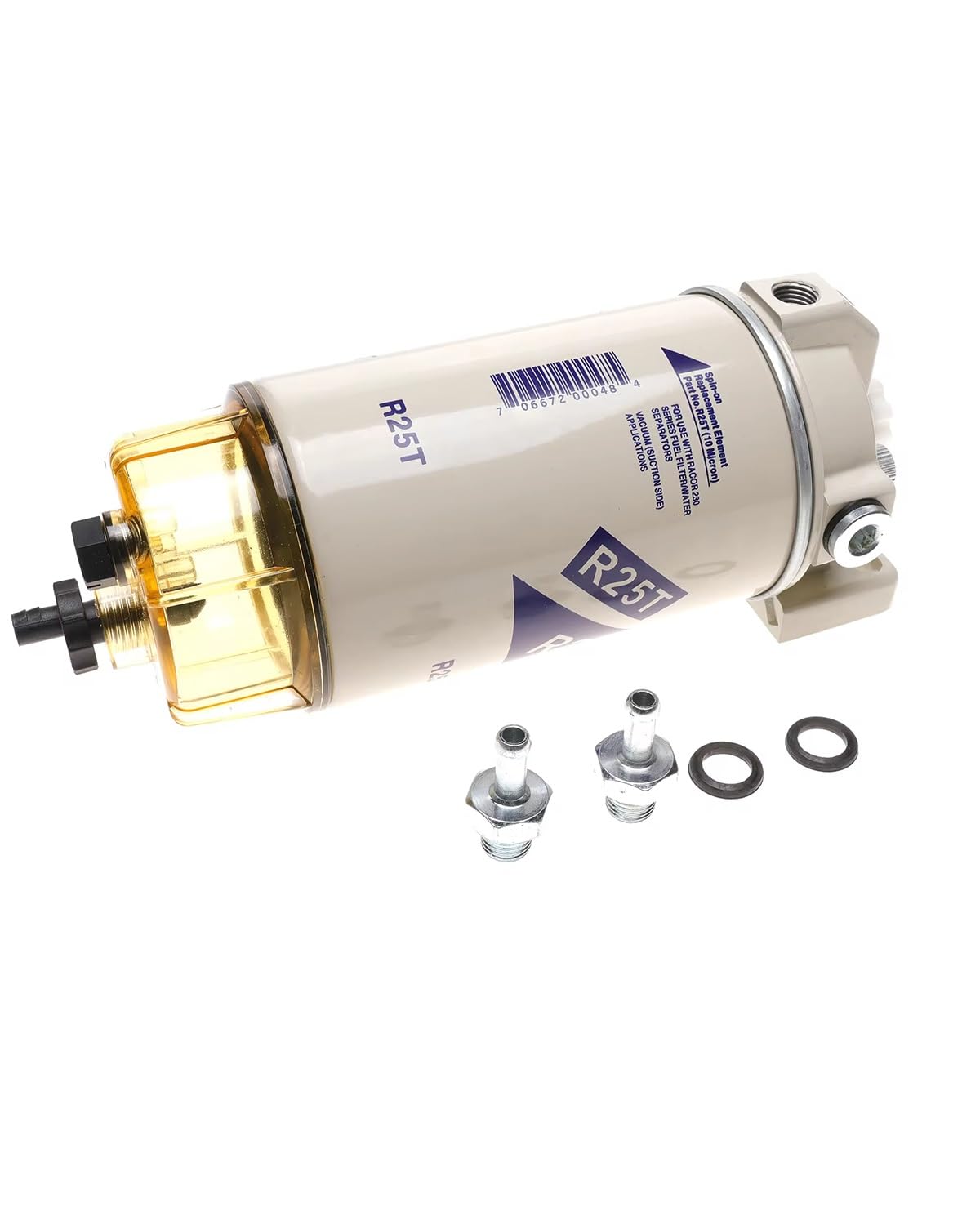 Filtro De Combustible De Rosca S3213 R25T | Separador marino de agua reemplaza a Racor 320R-Rac-01