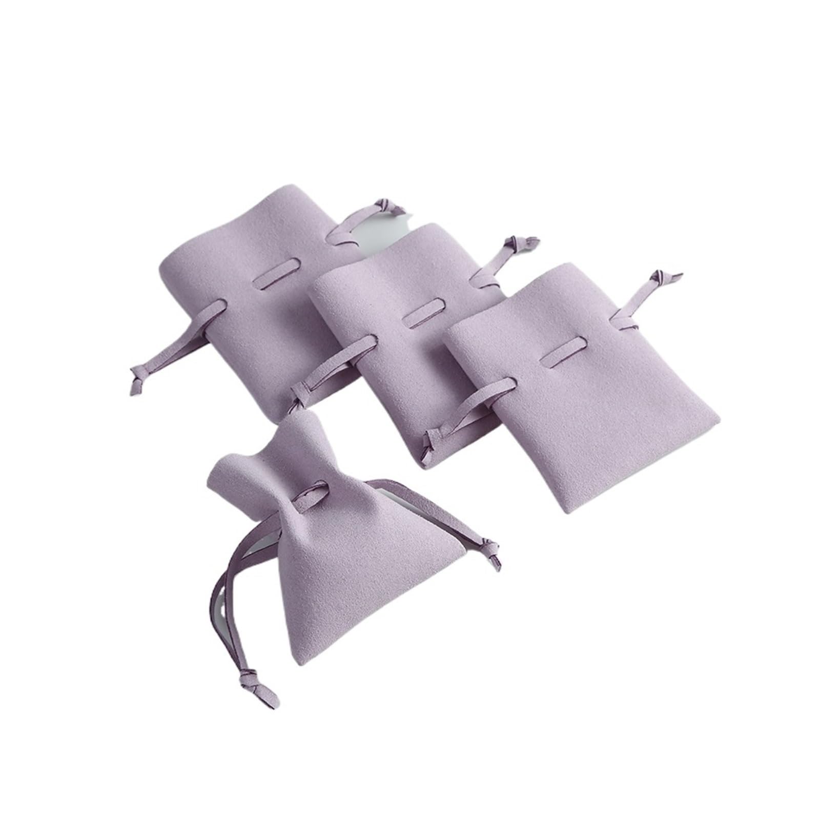 WEOKDFHA Jewelry Storage Bag 10Pcs Pouch Jewelry Packaging Envelope Flap Organizer Bag Rings Earrings Pendant Bracelet Package(8x10cm,Light Purple)