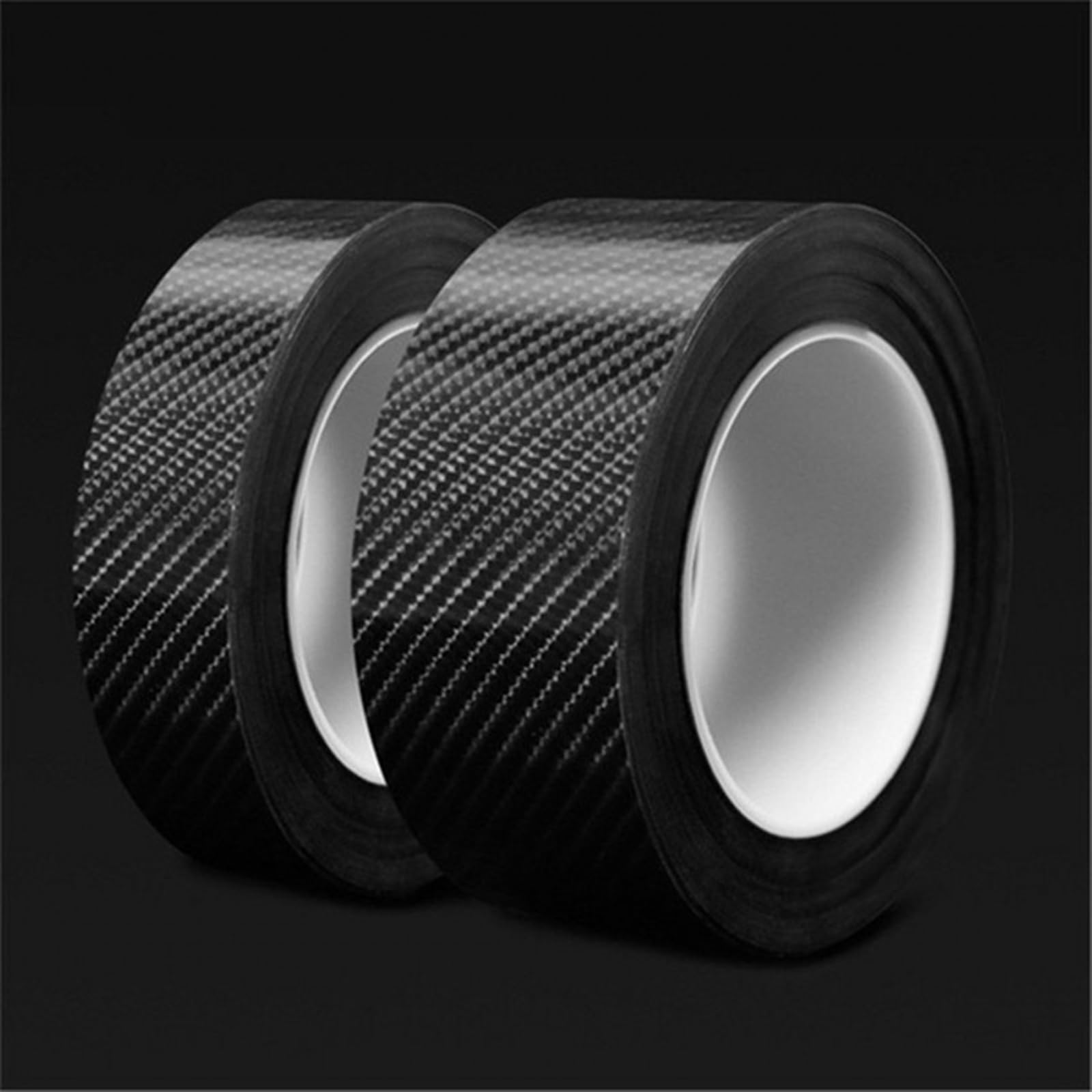 Tira Protectora de Parachoques Adhesivo de Fibra Carbono para Puerta Coche, 3/5 m, Tira Protectora para el umbral la del, Lateral, antiarañazos(5cmx3m)