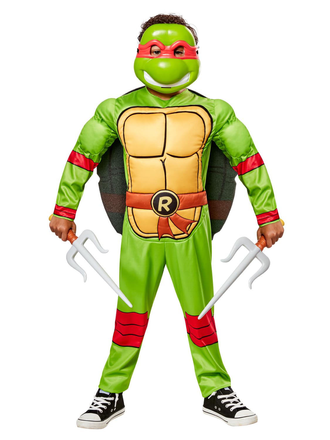 RUBIE'S Nickelodeon TMNT Official Pair of Raphael Ninja Turtle Sais for Children and Adults, One Size Halloween