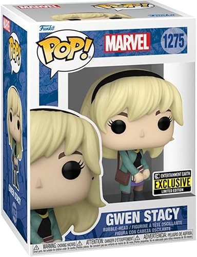 Funko Pop! Spider-Man Gwen Stacy Figura de vinilo #1275 - Exclusivo de Entertainment Earth