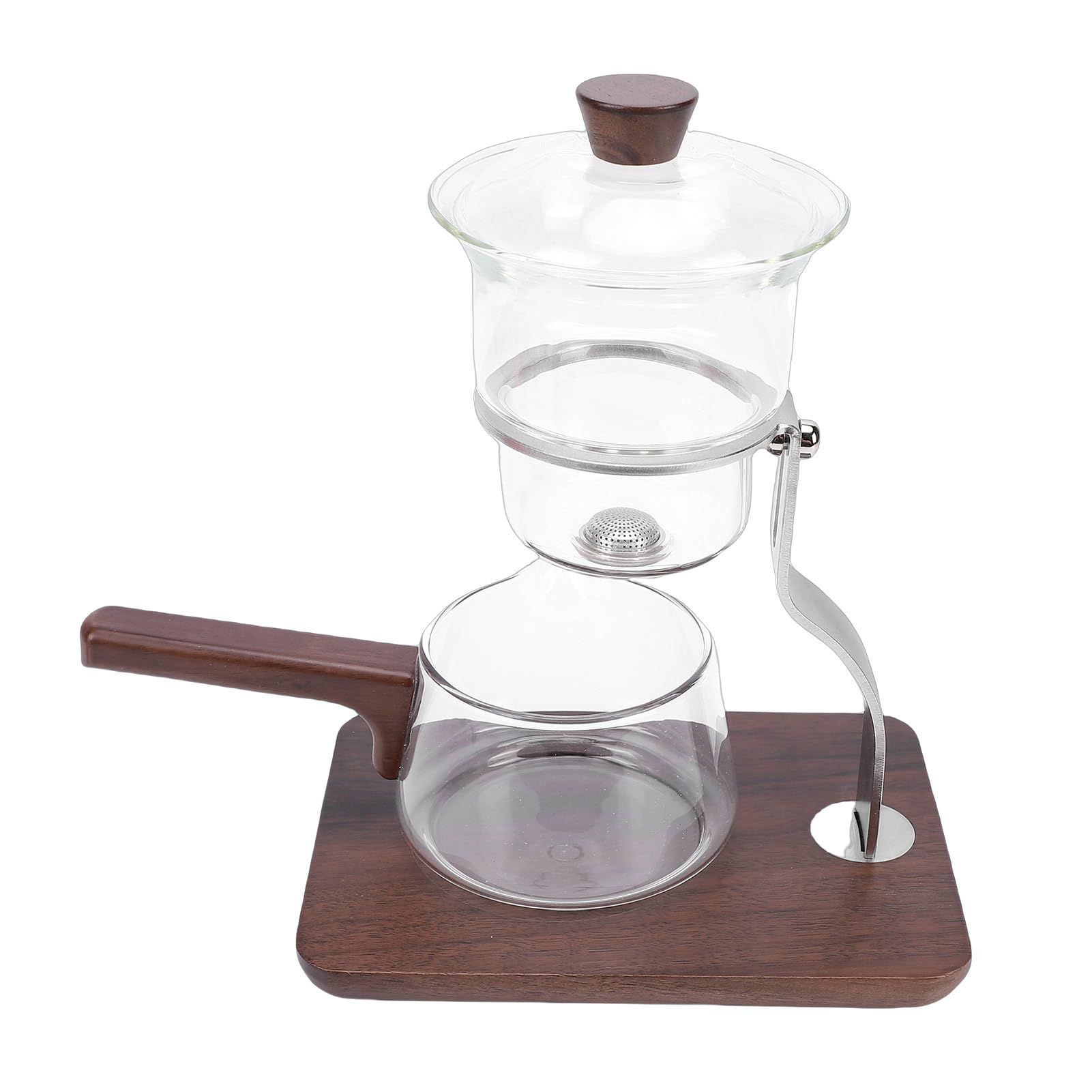 Omabeta Magnetisches Glas-Teekannen-Set, Klare Teekanne mit Hoher