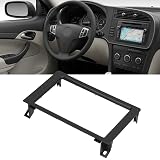Ramka Nawigacyjna Aramox Pasuje do 9-3 2007-2010, 2-DIN Facia Trim Konsola Nawigacyjna Centralne Sterowanie Radio Stereo DVD Panel