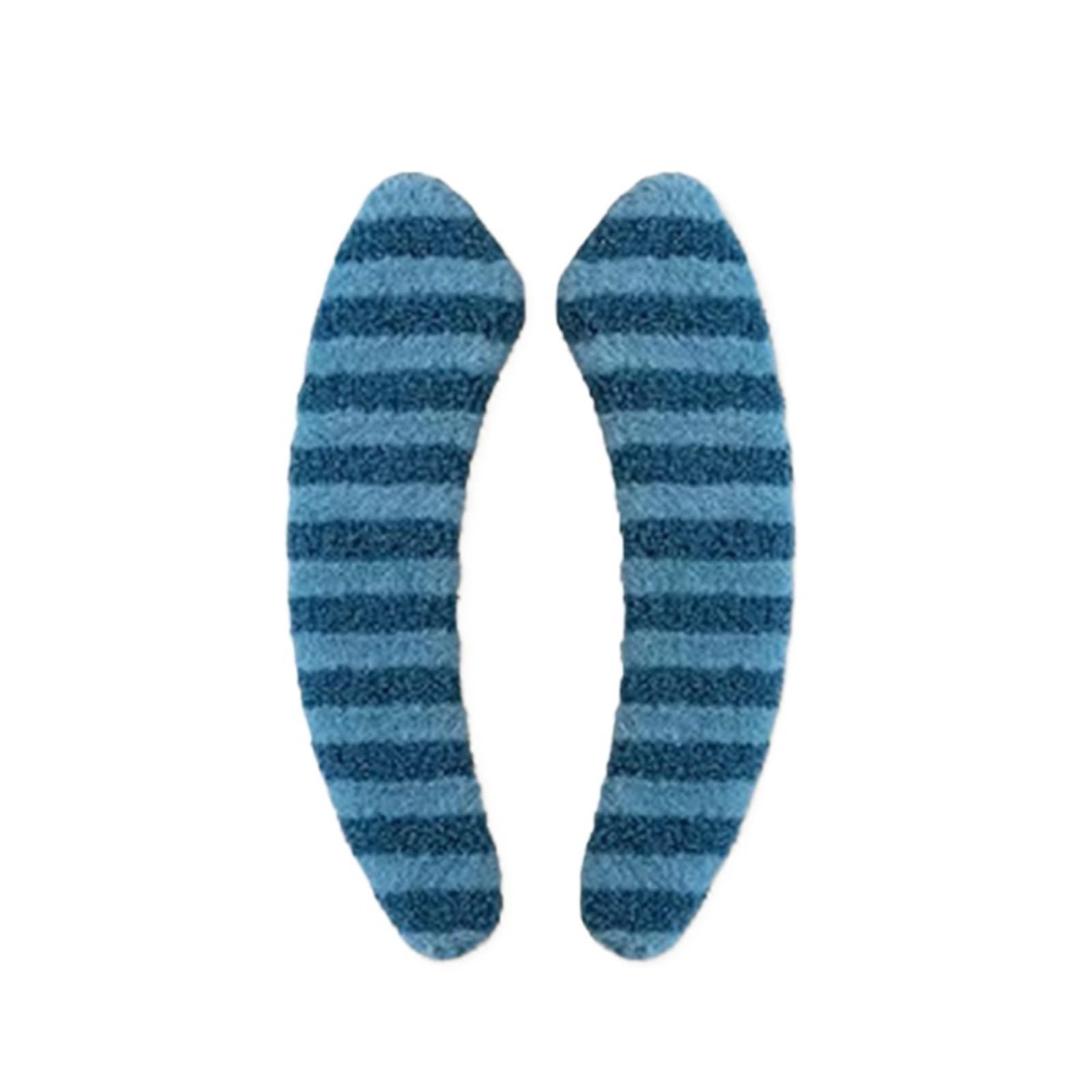 SparklWLeaf Toilet Seat Cushion 2Pair Toilet Seat Cushion Cover Washable Thickened Mat Winter Soft Warmer Bathroom Accessories(Blue)