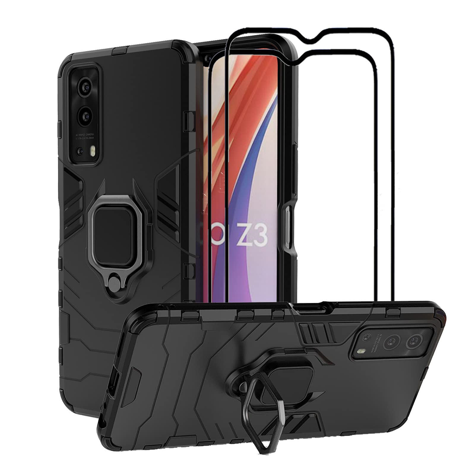 Hostprint Flipkart Realme Narzo 10a Back Cover Kickstand Iqoo Z3