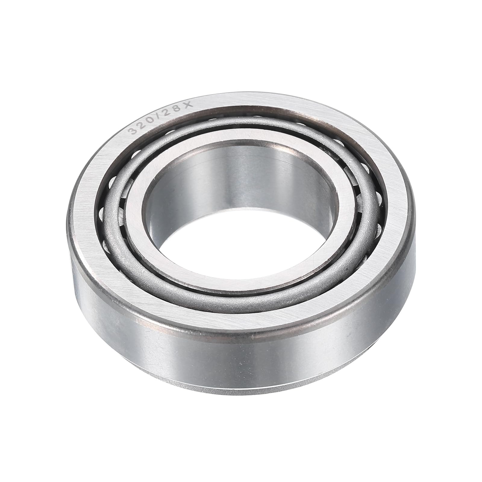 QUARKZMAN Roulements à Rouleaux Coniques 320/28X, 2 Pièces, Cône et Cuvette, Alésage 28 mm X Diamètre Extérieur 52 mm X Épaisseur 16 mm, Roulements Coniques en Acier Chromé, ABEC-5