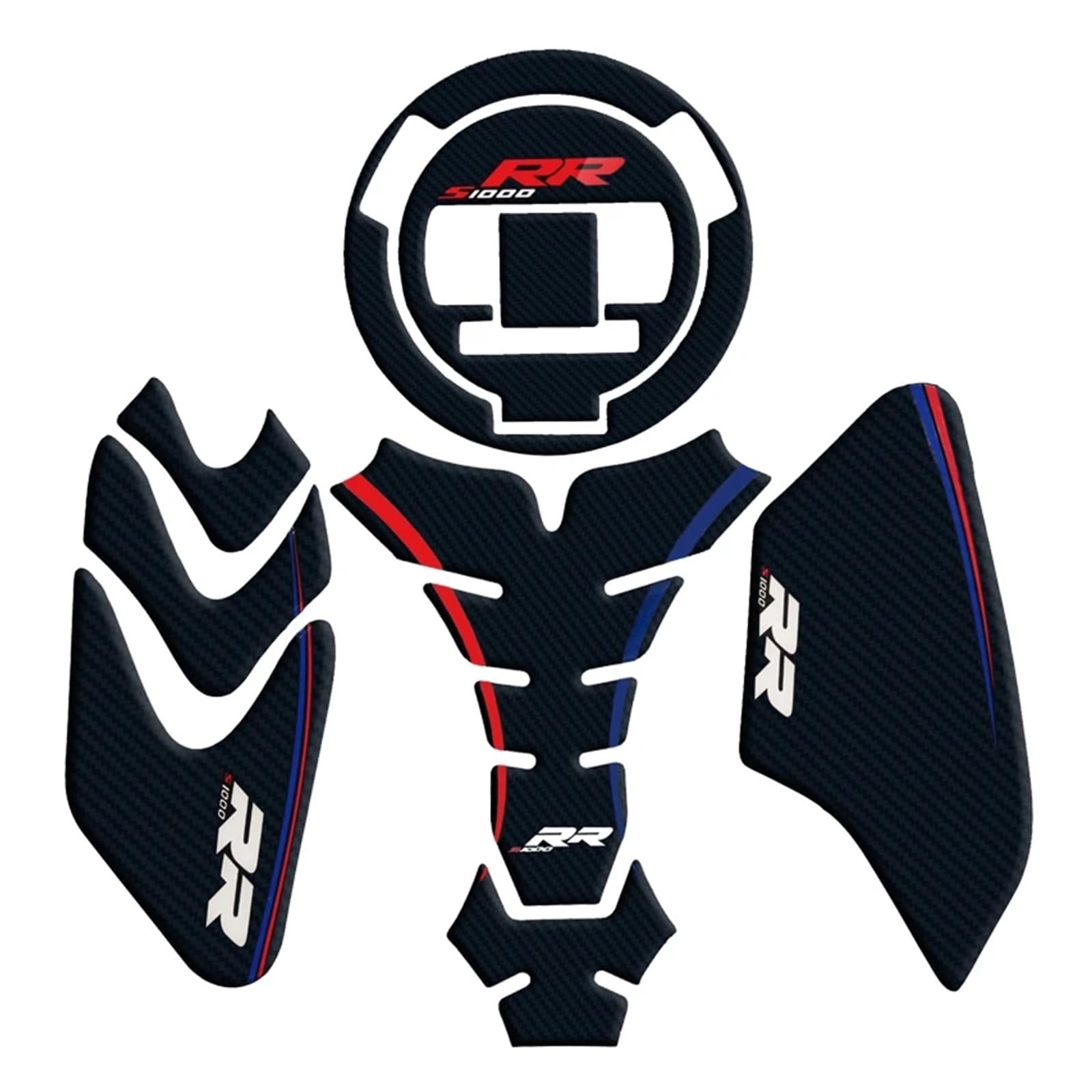 Motorbike Tank Pad Sticker Motorcycle Fuel Tank Pad Protector Suitable for S1000RR 2009-2021 2015 2016 2017 Motorcycle Decorative Stickers