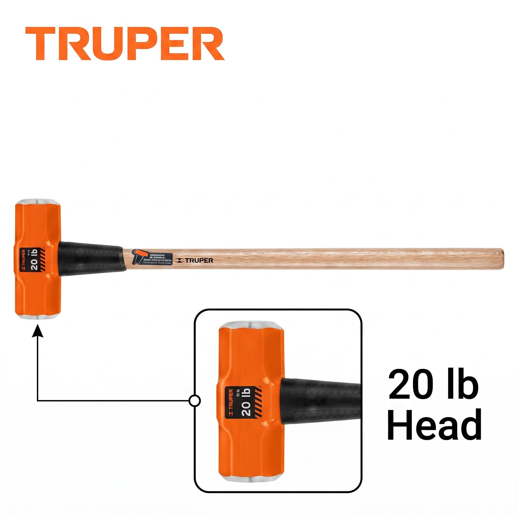 Amazon.co.jp: Truper 30923 20ポンド スレッジハンマー ヒッコリー
